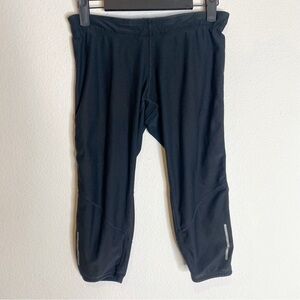 Nike dri-fit black athletic cropped jogger yoga leggings size small